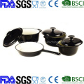 3PCS Enamel Cast Iron Cookware Set for Three Size Casserole